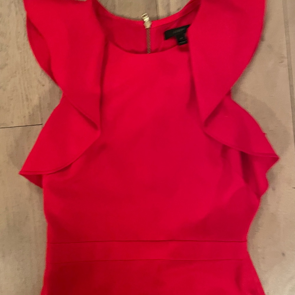 J Crew Ruffle Shoulder Dress - Picture 3 of 4